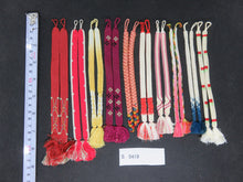Load image into Gallery viewer, S#5419 Silk Haori Himo Flat Braid 10pcs Bundle Pack
