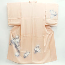 Load image into Gallery viewer, Kimono Pale Pink Hand painted Peony Silk #9934B5
