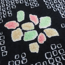 Load image into Gallery viewer, CC1014C1 Silk 4pcs Bundle Kimono Fabric Shibori Black 78.7x5.9in(200x15cm)
