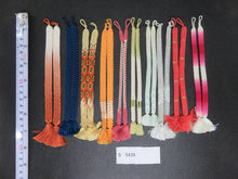 Load image into Gallery viewer, S#5439 Silk Haori Himo Flat Braid 10pcs Bundle Pack

