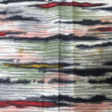 Load image into Gallery viewer, KK1475A2 Silk Kimono Fabric Vintage(1950-1980) Meisen Gray White 72.0x12.2in(183x31cm)
