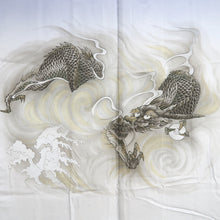 Load image into Gallery viewer, Men&#39;s Haori Vintage(1950-1980) Dark Blue Dragon Silk #10410A2
