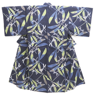 Men's Yukata Navy Dragonfly Hiromichi Nakano Cotton #10360F3