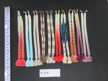 Load image into Gallery viewer, S#5179 Silk Haori Himo Flat Braid 10pcs Bundle Pack

