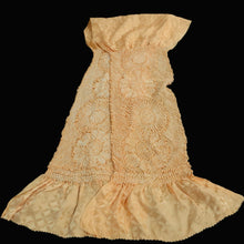 Load image into Gallery viewer, Silk Japanese Obiage Shibori Light Orange 53.5x6.3in(136x16cm) A#10055
