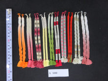 Load image into Gallery viewer, S#5399 Silk Haori Himo Flat Braid 10pcs Bundle Pack
