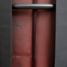 Load image into Gallery viewer, Haori Jacket Vintage(1950-1980) Black Burgundy Sheer Botanical Silk #10912E5
