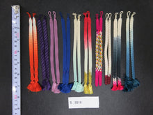 Load image into Gallery viewer, S#5519 Silk Haori Himo Flat Braid 10pcs Bundle Pack
