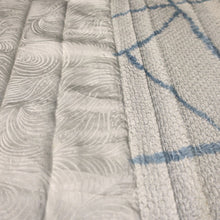 Load image into Gallery viewer, KK1380B7 Silk Kimono Fabric Vintage(1950-1980) Shibori White 72.0x12.2in(183x31cm)
