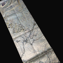 Load image into Gallery viewer, BB10013AB Silk Obi Fabric Plum blossom Bird Silver 84.6x11.0in(215x28cm)
