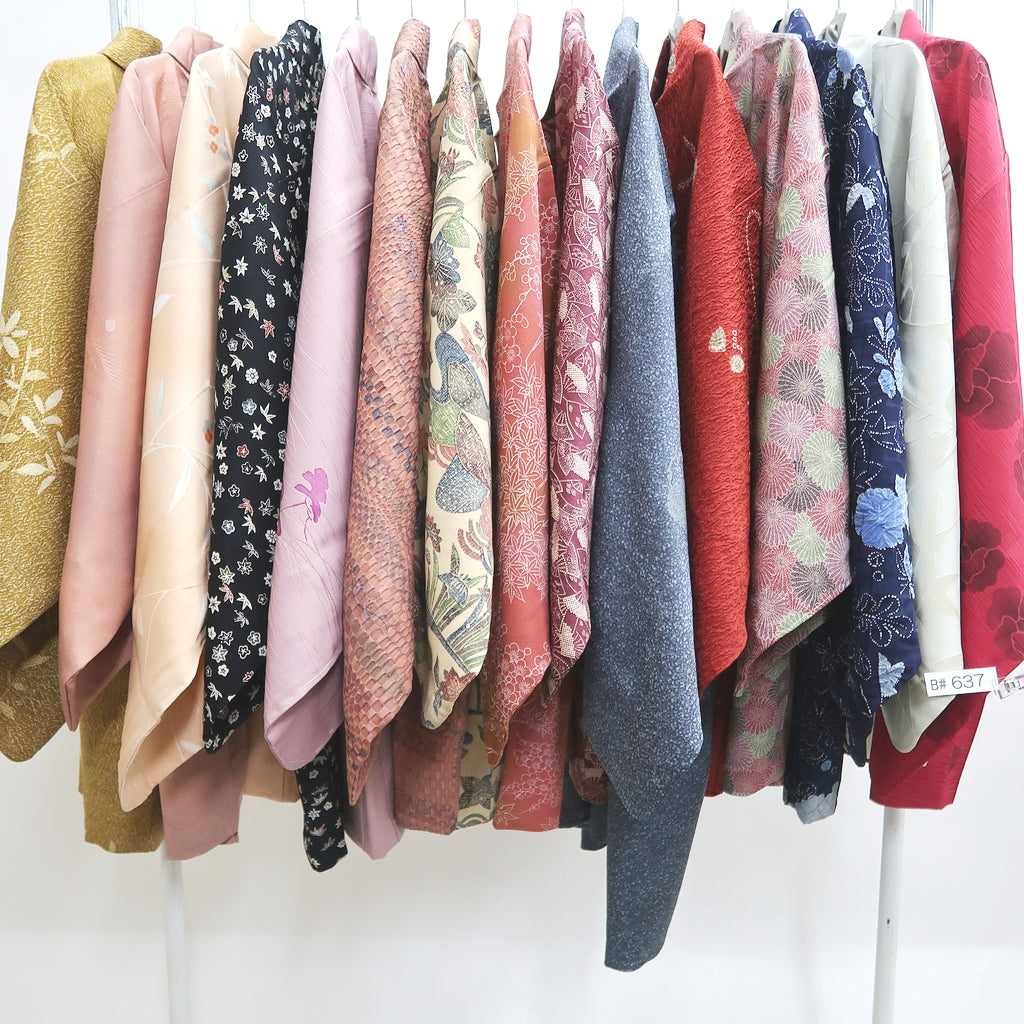 Bundle 15pcs Silk Haori Jacket Wholesale Bulk Free Shipping #637