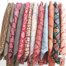 Load image into Gallery viewer, Bundle 12pcs Silk Vintage Full Shibori Haori Wholesale Bulk Free Shipping #724
