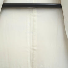 Load image into Gallery viewer, Furisode Pearl white Heian Princess Crane Birds Silk #11092B1
