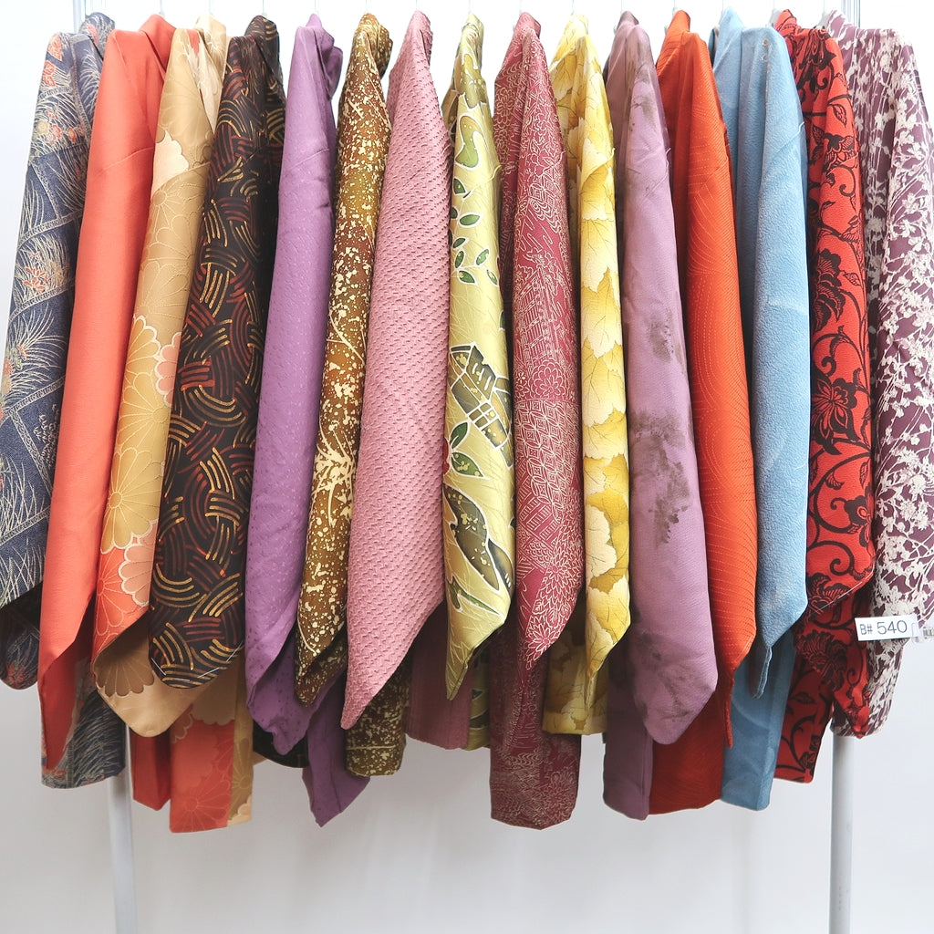 Bundle 15pcs Silk Haori Jacket Wholesale Bulk Free Shipping #540