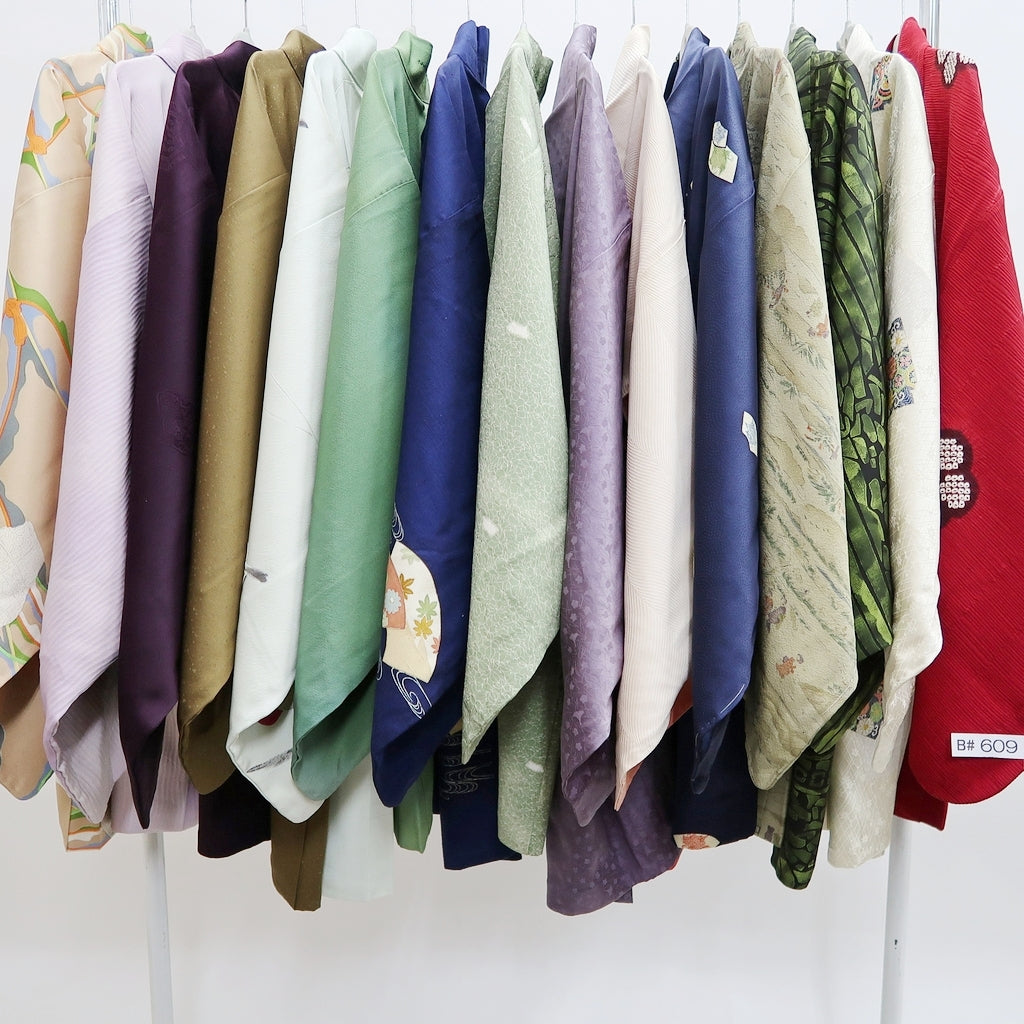 Bundle 15pcs Silk Haori Jacket Wholesale Bulk Free Shipping #609