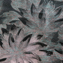 Load image into Gallery viewer, Haori Jacket Vintage(1950-1980) Black Silver Flower Silk #10124D3
