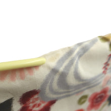 Load image into Gallery viewer, Haori Jacket Vintage(1920-1950) White Vermillion Meisen Floral pattern Silk #11031A2
