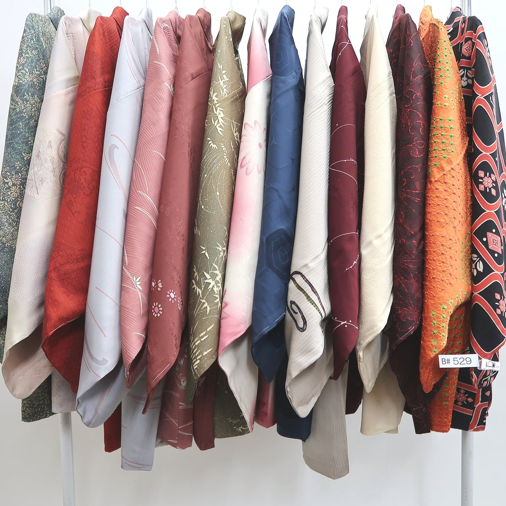 Bundle 15pcs Silk Haori Jacket Wholesale Bulk Free Shipping #529