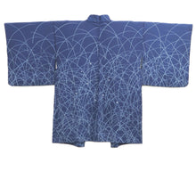 Load image into Gallery viewer, Haori Jacket Blue Tsuyushiba Silk #10852E3
