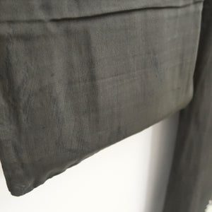 Tomesode Vintage(1920-1950) Black Crane Birds Hand painted Silk #10493B1