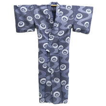 Load image into Gallery viewer, Yukata Vintage(1950-1980) Navy White Bangasa Umbrella Cotton #10756D3
