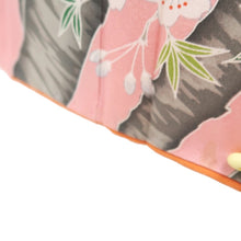 Load image into Gallery viewer, Furisode Pink Cherry Blossom Peacock Tall Silk #10552B4
