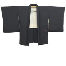Load image into Gallery viewer, Haori Jacket Vintage(1950-1980) Black Fully Embroidered Flower Silk #10591C1
