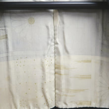 Load image into Gallery viewer, Haori Jacket Vintage(1950-1980) Black Silver Gold Chrysanthemum Silk #10200E1
