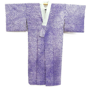 Juban Vintage(1950-1980) Blueish Purple Shibori Silk #10365F4