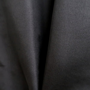 Men's Haori Vintage(1950-1980) Black Montsuki Silk #10422A2