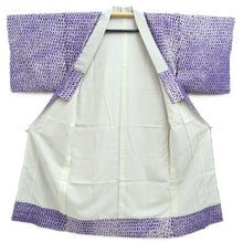 Load image into Gallery viewer, Juban Vintage(1950-1980) Blueish Purple Shibori Silk #10365F4
