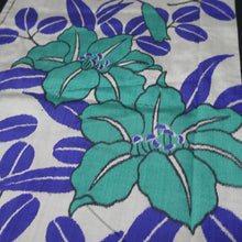 Load image into Gallery viewer, KK1496A2 Silk Kimono Fabric Vintage(Pre-1920) Meisen Gray 42.9x11.8in(109x30cm)
