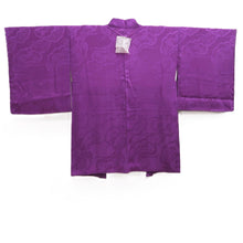 Load image into Gallery viewer, Haori Jacket Vintage(1920-1950) Purple Pine Tree Silk #10621C3
