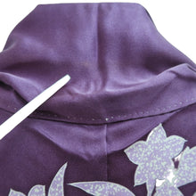 Load image into Gallery viewer, Furisode Purple Peony Yamato Silk #10562B4
