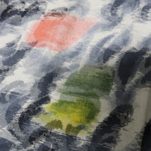 Load image into Gallery viewer, KK1476A2 Silk Kimono Fabric Vintage(1950-1980) Meisen White 86.2x12.2in(219x31cm)
