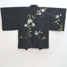 Load image into Gallery viewer, Haori Jacket Vintage(1950-1980) Black Vine Silk #9738A2
