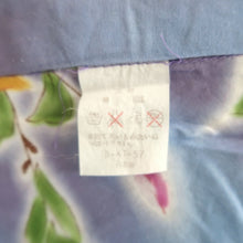 Load image into Gallery viewer, Yukata Light Blue Lily Cotton #10746D3
