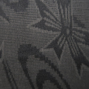 Haori Jacket Vintage(1950-1980) Black See-Through Flower Ryusui Silk #10230E2