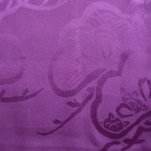 Load image into Gallery viewer, Haori Jacket Vintage(1920-1950) Purple Pine Tree Silk #10621C3

