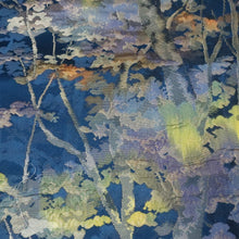 Load image into Gallery viewer, BB10104AG Silk Obi Fabric Vintage(1950-1980) Forest Blue 92.5x10.6in(235x27cm)
