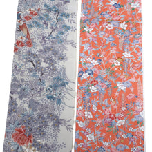 Load image into Gallery viewer, CC1007C1 Silk 8pcs Bundle Kimono Fabric Purple Light Blue 32.3x4.7in(82x12cm)
