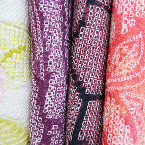 Bundle 12pcs Silk Vintage Full Shibori Haori Wholesale Bulk Free Shipping #683
