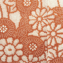 Load image into Gallery viewer, Haori Jacket Vintage(1950-1980) Reddish Brown Full Shibori Peony Silk #10571B5
