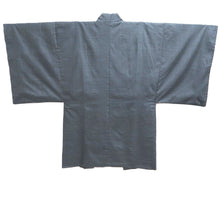 Load image into Gallery viewer, Men&#39;s Haori Vintage(1950-1980) Dark Blue Black Dragon Silk #10411A2
