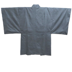 Men's Haori Vintage(1950-1980) Dark Blue Black Dragon Silk #10411A2