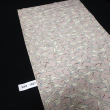 Load image into Gallery viewer, KK1487A2 Silk Kimono Fabric Crane Birds Pale Pink 58.7x13.0in(149x33cm)
