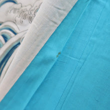Load image into Gallery viewer, Juban Vintage(1920-1950) Blue Leaping Carp Silk #10378F4
