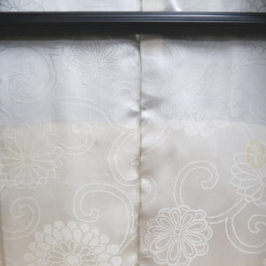 Haori Jacket Vintage(1950-1980) Black Gold Flower Silk #9718A1