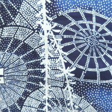 Load image into Gallery viewer, Yukata Vintage(1950-1980) Blue White Bangasa Cotton #11097B1
