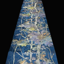 Load image into Gallery viewer, BB10104AG Silk Obi Fabric Vintage(1950-1980) Forest Blue 92.5x10.6in(235x27cm)
